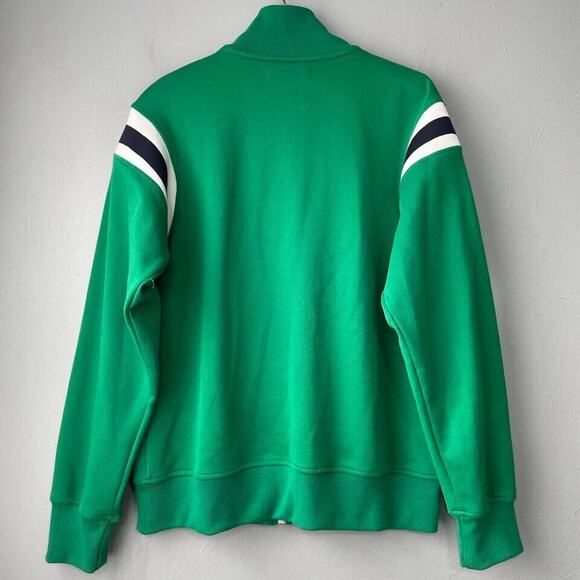 Rugby Track Jacket Size Medium Green Blokecore Preppy Y2K Streetwear Athleisure - Picture 5 of 7